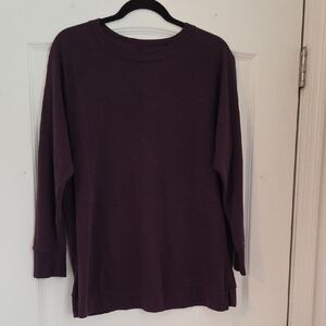 Old Navy Women's Dark Purple Crew Neck Sweatshirt